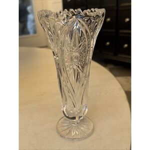 Nachtmann Bleikristall Vase 24% Lead Crystal 8.5" - Germany VINTAGE